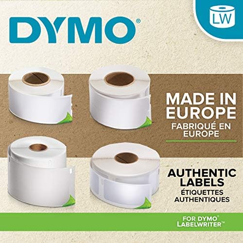 DYMO Hiteles LabelWriter Többcélú Címkék | 32 mm x 57mm | 12 Tekercs 1000 Könnyű-Peel Címkék (12,000 Gróf) | Öntapadó | a LabelWriter