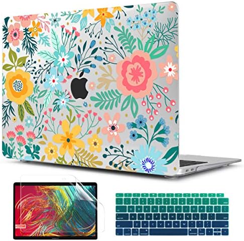 Kettő! tok MacBook Air 13 hüvelyk, Műanyag Kemény Héj burkolata Billentyűzet Bőr & Screen Protector Kompatibilis MacBook Air