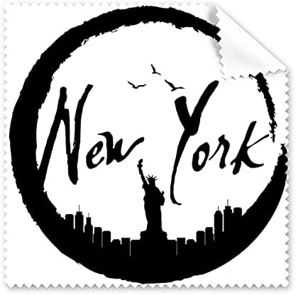 New York, USA Szabadság Vázlat tisztítókendővel Telefon kijelzőjén Szemüveg Tisztító 5db