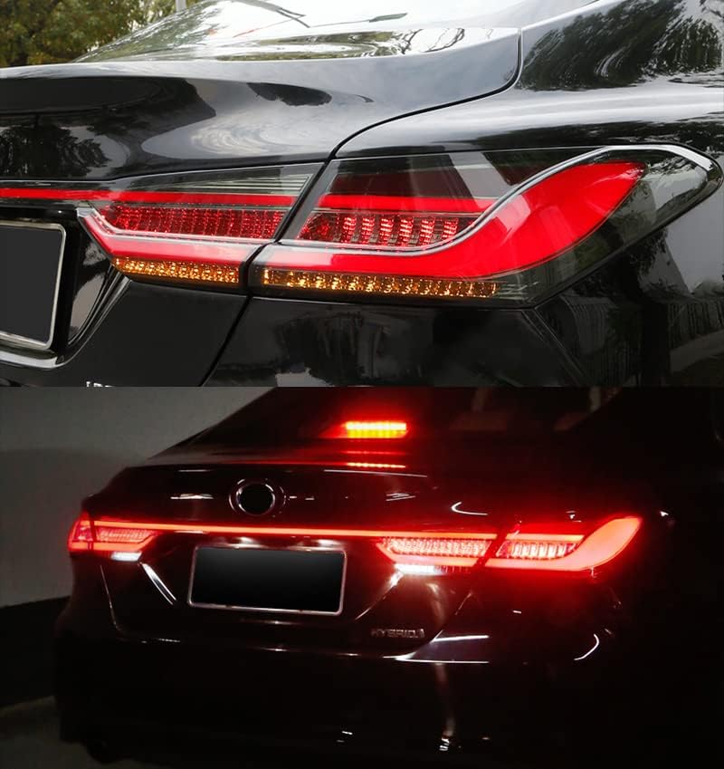 TT-ABC LED-es hátsó Lámpák a Toyota Camry 2018-2023 hátsó Lámpa Szerelvény jelző Lámpa (BMW Stílus)