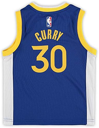Nike Stephen Curry Golden State Warriors NBA Fiúk Gyerekek 4-7 Kék Ikon Kiadás Jersey