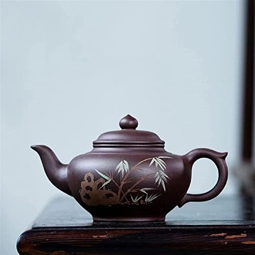 Teáskanna Híres Lila Agyag Lila Agyag Teáskanna 330ml Kézzel gyártott Agyag-Festett Háztartási Tea Set Teáskannák