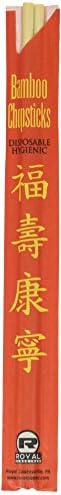 Királyi Papír Prémium Eldobható Bambusz Evőpálcika Ujjú választja el Egymástól (Zsák 25), 9, Barna