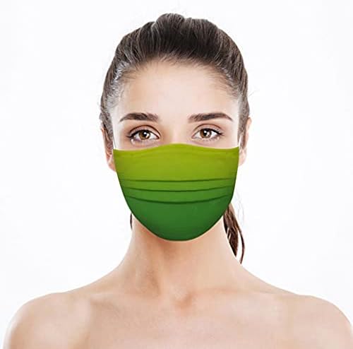 POTTOA 50 db Felnőtt Disposable_Face_Masks, Gradiens Design 3 Rétegű Védelem Borító Por Nők, Férfiak, Lélegző Fedél Külső Iskola (Világos