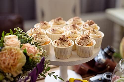 Fehér Cupcake Aljzat, 100 Muffin Sütés Csésze,Ramekin Birtokosai, nagy teljesítményű Olaj-proof Papír, hogy az Esküvő,Születésnap,Party,babakád,Ajándék