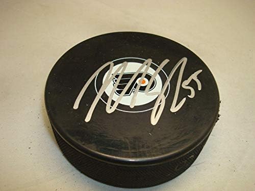 Nick Schultz Aláírt Philadelphia Flyers Jégkorong Dedikált 1A - Dedikált NHL Korong