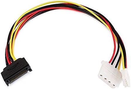 Monoprice SATA Kábel - 1 Méter - SATA 15-tűs Férfi 4-pin Molex 4-tűs hálózati Kábel