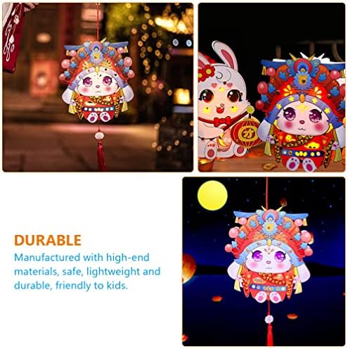 Tofficu Esküvői Dekoráció 1 Készlet 2023 Kínai Lámpás A Nyúl évében Lámpás Tavaszi Ünnepi Papír Lantern Rajzfilm Lóg Lámpás DIY