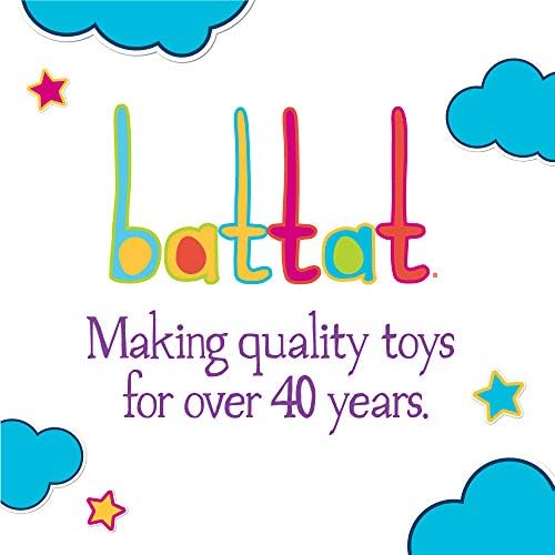 Battat – Nyomja meg a Go Járművek – a Súrlódás Powered Pull-vissza Autók Gyerekeknek 18 Hónap + (Gép + Vonat Combo)