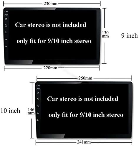 10.1 inch autórádió Fascia Keret Peugeot 408 2014-2019 DVD-GPS Navi Játékos Panel Dash Kit Telepítés Sztereó Keret Trim Előlap