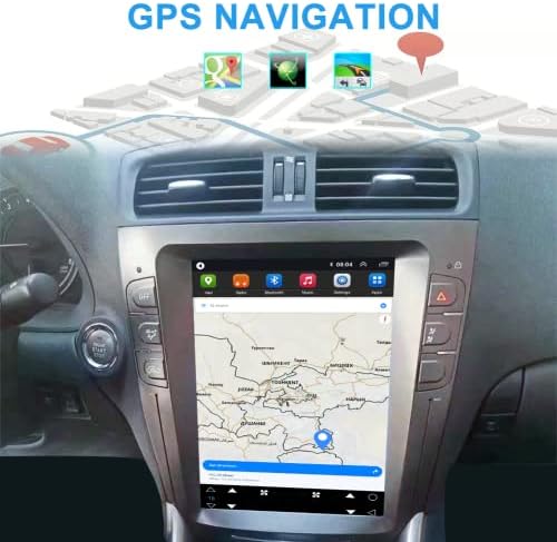 ABUWU Autó Sztereó Lexus IS350 IS250 2006 2007 2008 2009 2010 2011 2012, 10.4-hüvelykes Android 12.0 Autó Rádió CarPlay GPS Navigáció Bluetooth,