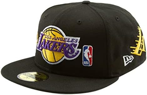 Új Korszak LA Los Angeles Lakers 59FIFTY 17x NBA-ben világbajnok Gróf A Gyűrűk Felszerelt Sapka, Kalap