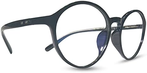 MPSU Kék Fény Blokkoló Könnyű Női/Férfi, Kerek Számítógép, Olvasás, UV Védelem Anti Terhelését Szemüveg(Fekete)