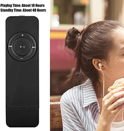 MP3 Lejátszó, Cd WMA Média Hordozható USB MP3 Lejátszó Zenét Hallgatni(Fekete)