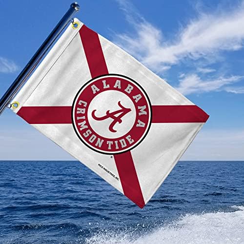 Alabama Crimson Tide Zászló - Hajó Lobogó szerinti - Golf Cart Zászló - 12 x 18 - Állami Zászló