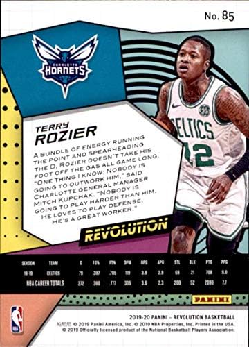2019-20 Panini Forradalom 85 Terry Rozier Charlotte Hornets NBA Kosárlabda Trading Card