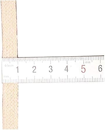 AoDao Természetes Pamut Kötél Sodrott Puha Fonal DIY Kézműves Készítés,Kötés,Makramé - 10 mm Átmérőjű