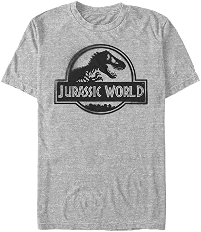 A Jurassic Park, a Férfiak Nagy & Magas Park Logó Spray-T-Shirt