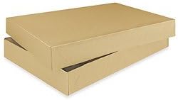 Férfi Ing Doboz Nők Top Box díszdobozok Wrap Dobozok Ruházat, Ajándék Doboz Fedeleket 5 Csomag (Kraft Barna)...