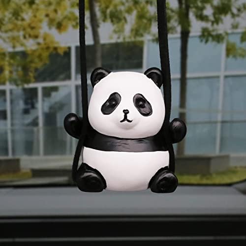 Lengő Panda Autó Lógó Dísz, Autó Lóg Tartozékok Visszapillantó Tükör, Vicces Autó Decor az Aranyos Dolgokat Autó Medál Lengő Panda