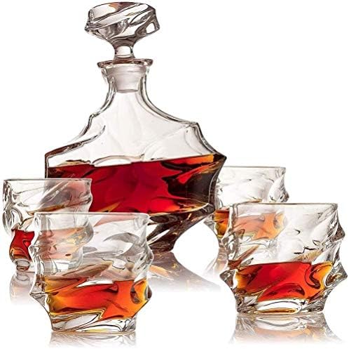 Whiskys Üveget Meghatározott Elegáns Mosogatógépben is tisztítható Üveg Likőr Bourbon Derítő Ultra-Világosság Üvegáru, Doboz whiskys üveget