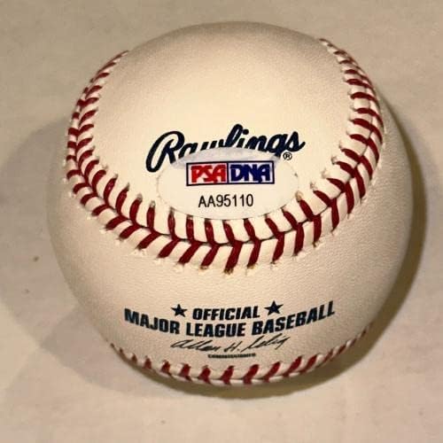 GARY PETERS (White Sox) Aláírt Hivatalos MLB Baseball w/PSA COA & ROY Inscrp - Dedikált Baseball