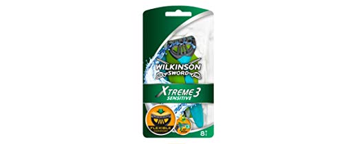 WILKINSON SWORD - Xtreme 3 Férfi | Érzékeny | 8 x Eldobható Borotvák