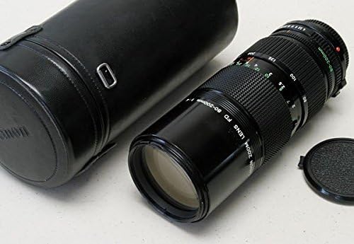 Canon FD 80-200mm F/4 Telefotó Zoom Objektív & Extender
